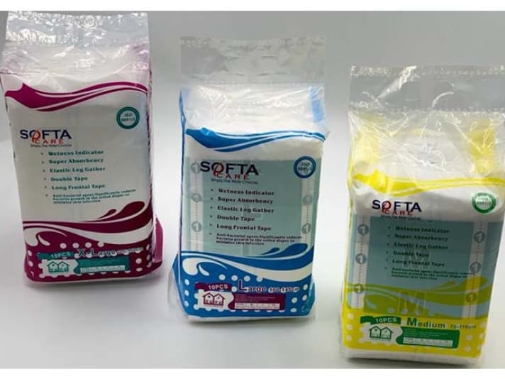 ADULT DIAPERS SOFTA CARE