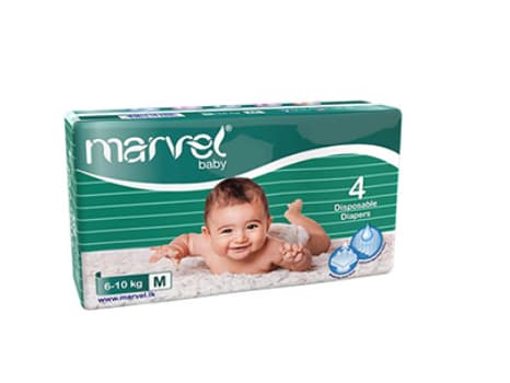 Marvel Baby Diapers, Medium - 4.00 pcs (2)