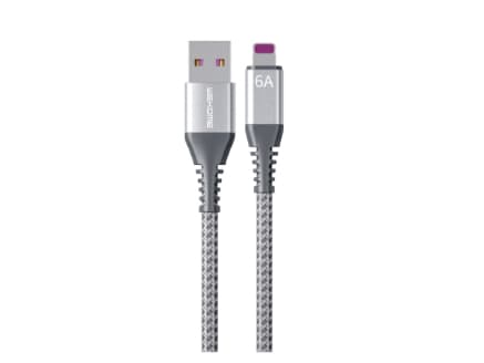 Wekome WDC-169I Raython Series 6A USB to 8 Pin Fast Charge Lightning Data Cable Length: 1m (2)
