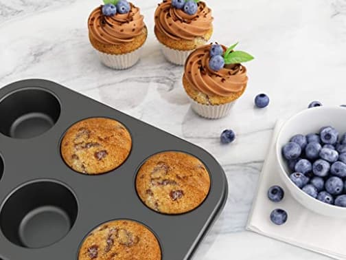 Carbon Steel Non-stick Muffin Pan 6 Cups (2)