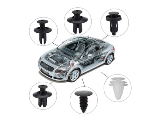 100pcs Auto Fastener Clip Kit Fender Rivet Clips (3)