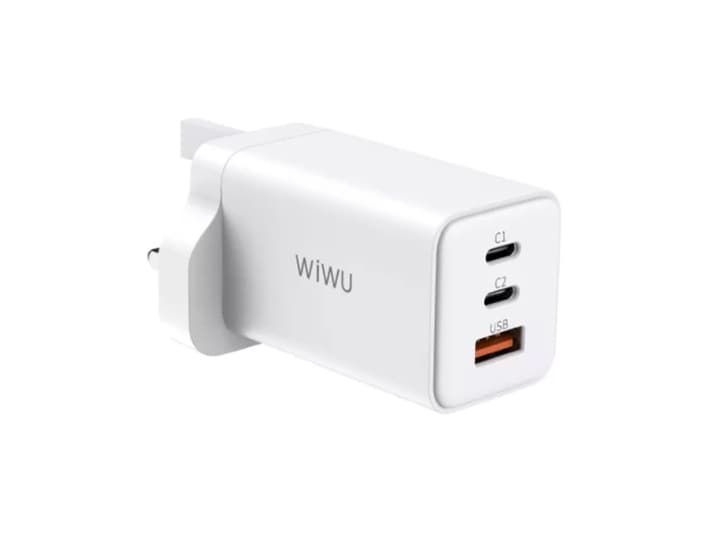 WiWU 65W GaN Fast Charger Dual PD + QC3.0