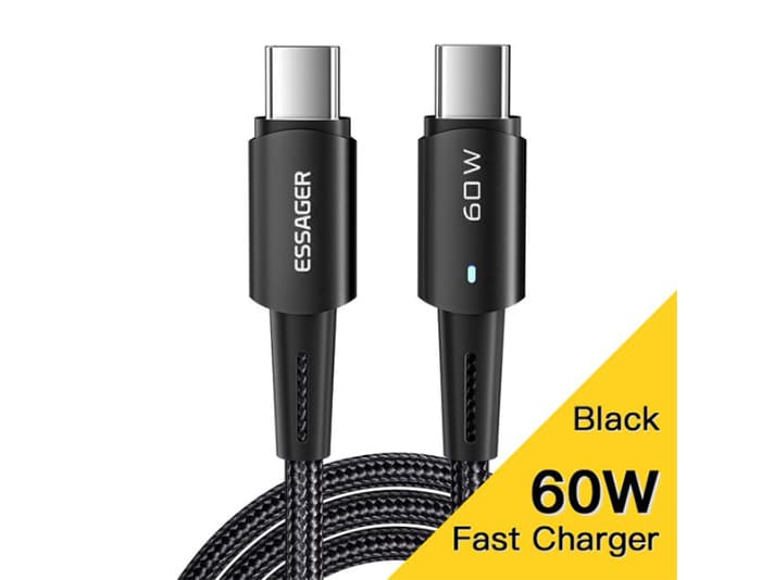 Essager PD 60W Type C C to C Cable (2)