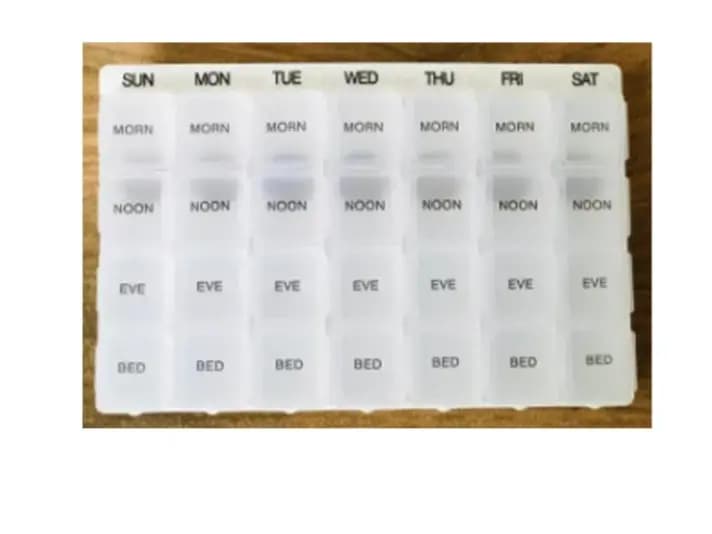 Pill Box Square Shape