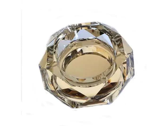 Decorative Heavy Glass Ashtray