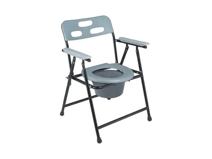 COMMODE CHAIR, GRAY