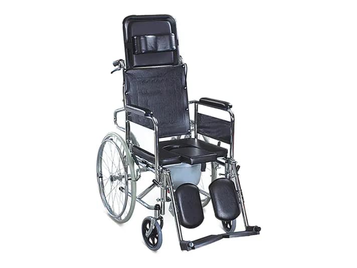 COMMODE WHEELCHAIR, FULL OPTION