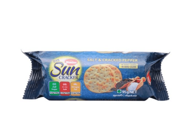 Munchee Sun Cracker Salt and Pepper