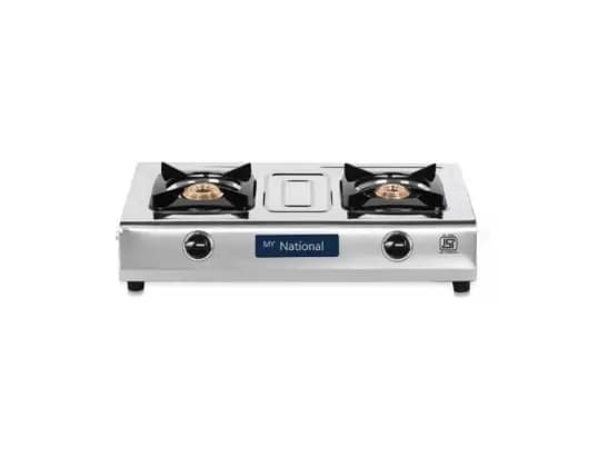 My National 100% STAINLESS STEEL Body 2 burner/ 2 way Gas Cooker