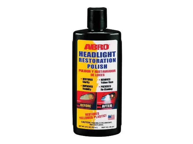ABRO HEADLIGHT RESTORATION POLISH 237ML