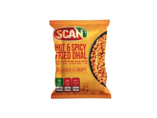 Scan Hot & Spicy Fried Dhal - 40.00 g