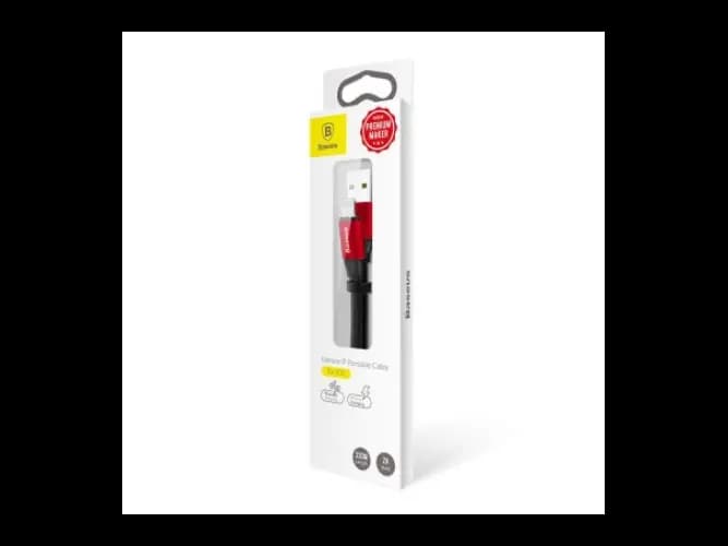Baseus Nimble 23CM Portable Short Cable For Apple Red – CALMBJ-B91 – 6 Months Warranty (3)