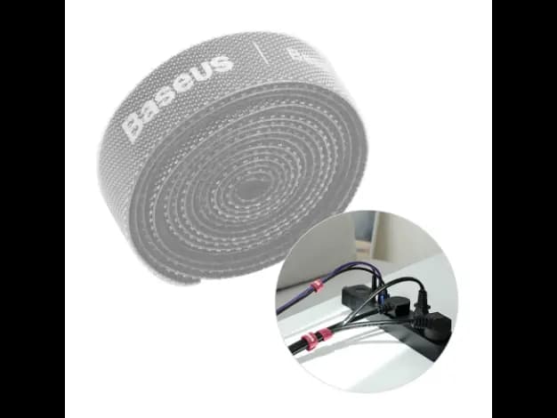 Baseus 1M Colourful Circle Velcro strap  – ACMGT-E0G  |  ACMGT-E01