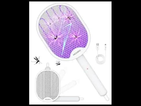 Dual-Use Electric Mosquito Swatter USB Charger (2)