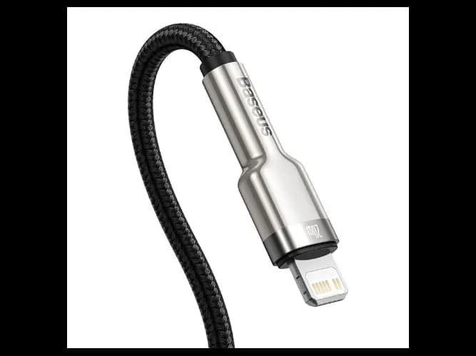 Baseus Cafule Series 0.25M Metal Data Cable Type-C to iP PD 20W Black – CATLJK-01 – 6 Months Warranty (2)