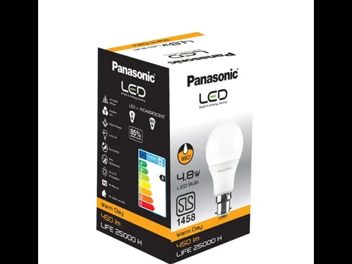 Panasonic LED Bulb Warm Daylight, Pin Type, 4.8W - 1.00 pc
