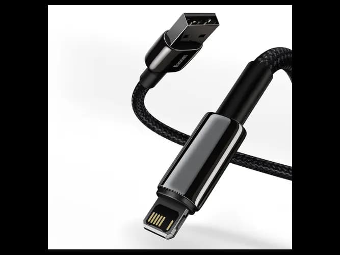 Baseus Tungsten 1M USB Cable-Lightning 2.4A black-CALWJ-01-6 Months Warranty (2)
