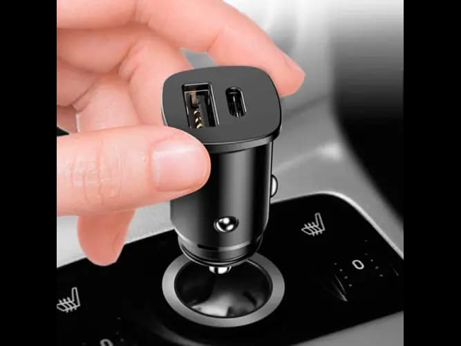 Baseus Square Metal 30W A C PPS Car Charger Black – CCALL-AS01 -6 Months Warranty (2)