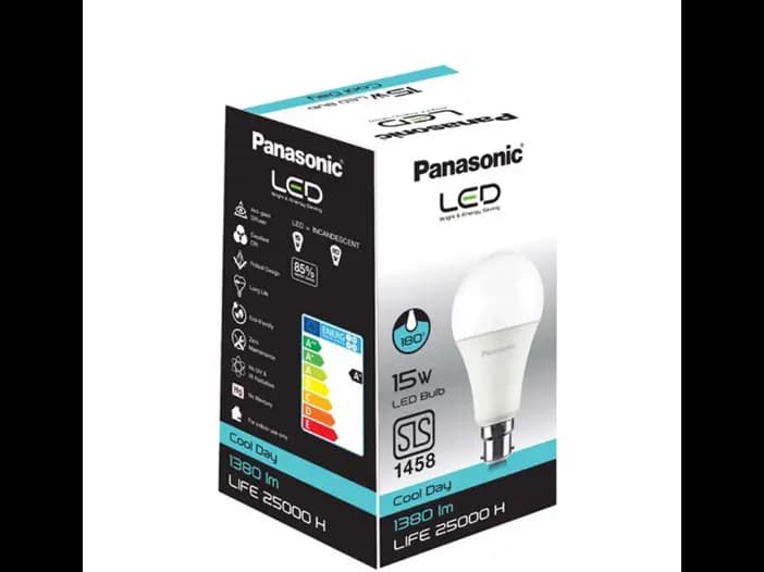 Panasonic LED Bulb Cool Daylight, Pin Type, 15W - 1.00 pc