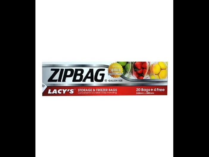Lazy`s Zip Bags, Gallon Size - 20.00 pcs