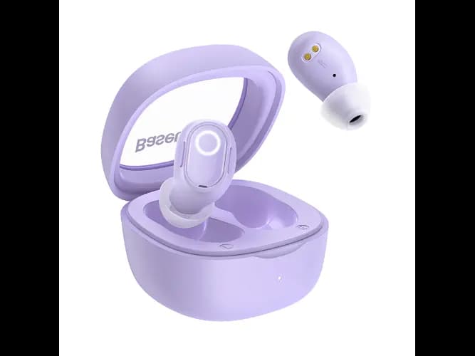 Baseus Bowie WM02 TWS Wireless In-Ear Bluetooth Earbud Purple– NGTW180005 – 6 Months Warranty