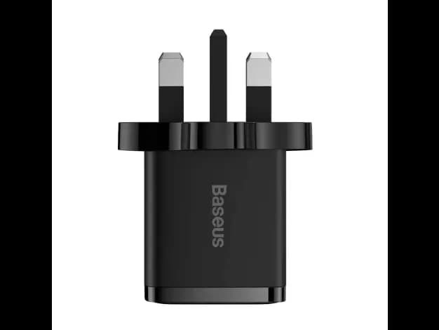 Baseus 30W 2U C Compact Fast Charger UK Black – CCXJ030101- 8 Month Warranty (2)