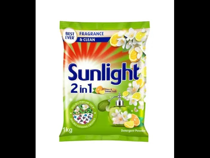 Sunlight Clean & Lemon Fresh Washing Powder - 1.00 kg