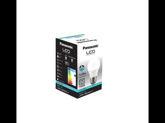 Panasonic LED Bulb Cool Daylight, Screw Type, 4.8W - 1.00 pc