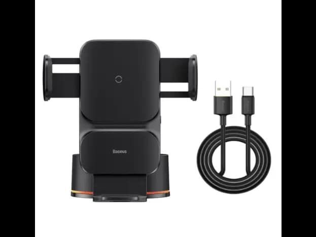Baseus Wisdom Auto Alignment QI 15W Car Mount Wireless Charger – Suction base – Black – CGZX000101 – 6 Months Warranty (4)