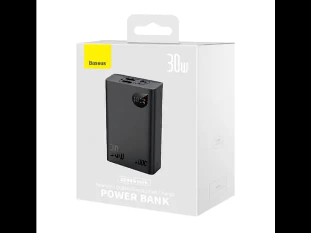 Baseus 30W 20000Mah Power Bank-Adaman-2 VOOC Edition-Fast Charging-Power Bank With USB To Type-C to 0.3m- PPAD050001-6 Months Warranty (4)