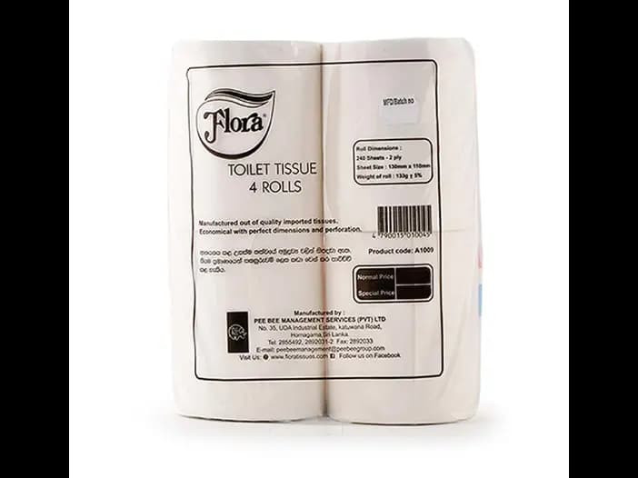 Natur Food Wrapping Sheets - 52Flora Toilet Rolls Jumbo - 4.00 pcs.00 pcs (2)