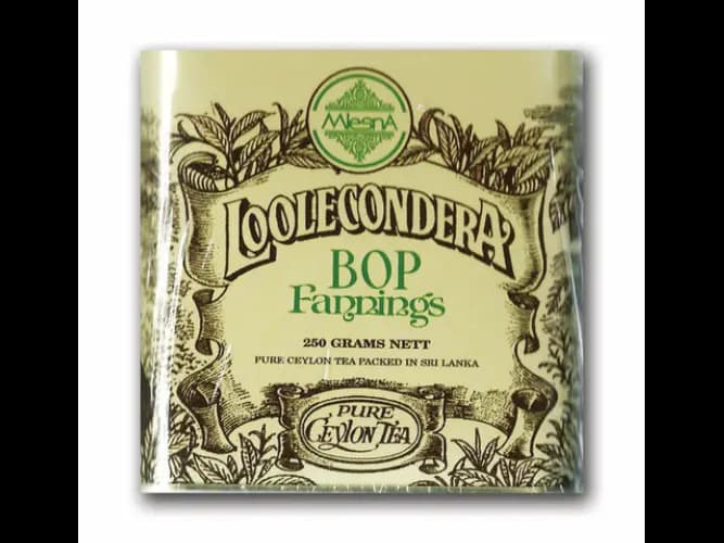 Mlesna Tea Loolecondera BOPF Leaf Tea Metal Caddy - 250g