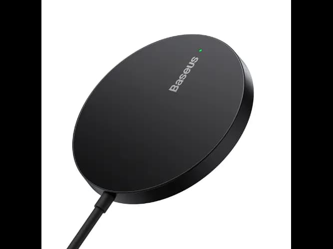 Baseus Simple Magnetic Wireless Charger Suit for iPhone 12/13/14 Black – CCJJ040001 – 6 Months Warranty (4)