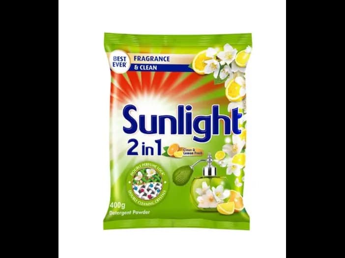 Sunlight Clean & Lemon Fresh Washing Powder - 400.00 g