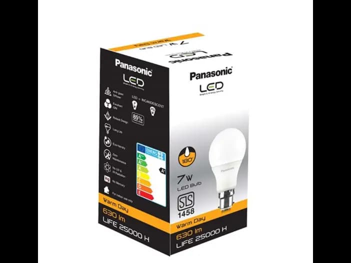 Panasonic LED Bulb Warm Daylight, Pin Type, 7W - 1.00 pc