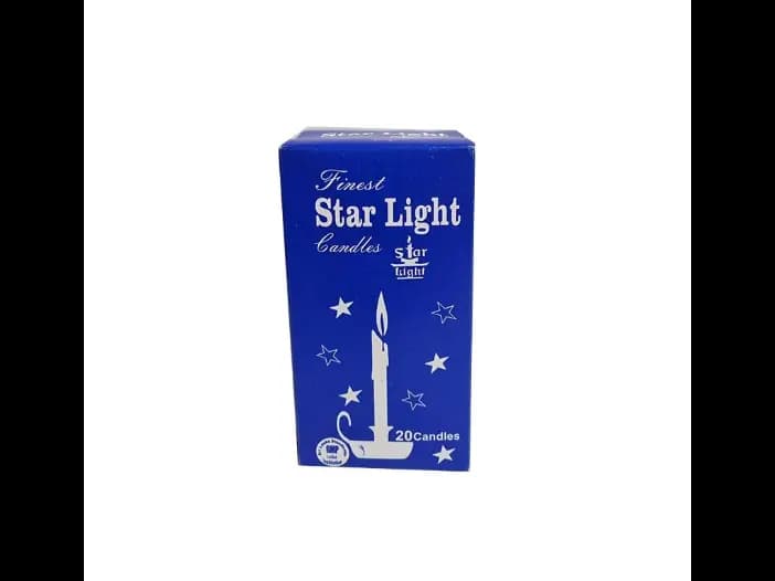 Star Light Candles, Small - 20.00 pcs