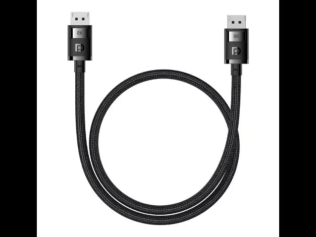 Baseus 1m High Definition Series DP 8K to DP 8K Adapter Cable Cluster Black – B00633706111-00 – 6 months Warranty