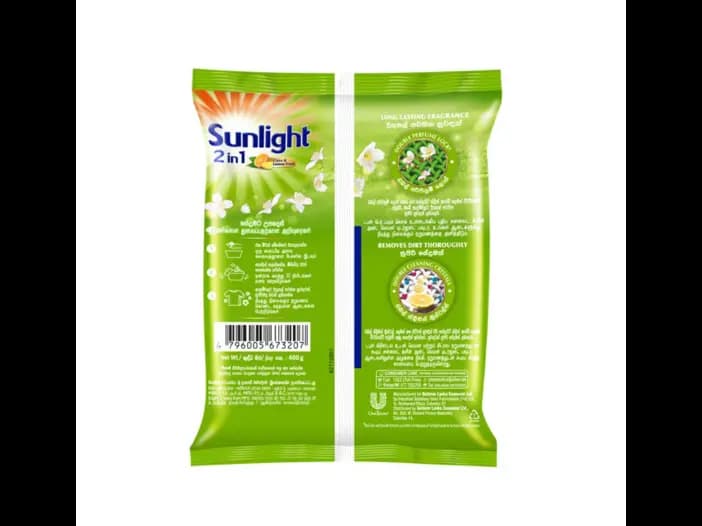 Sunlight Clean & Lemon Fresh Washing Powder - 400.00 g (2)