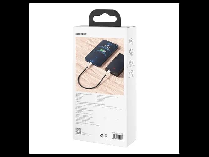 Baseus Cafule Series 0.25M Metal Data Cable Type-C to iP PD 20W Black – CATLJK-01 – 6 Months Warranty (3)