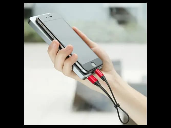 Baseus Nimble 23CM Portable Short Cable For Apple Red – CALMBJ-B91 – 6 Months Warranty (4)