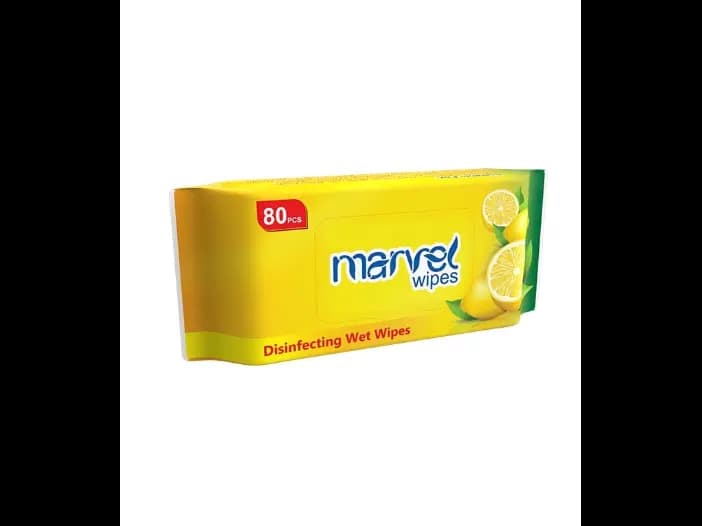 Marvel Disinfecting Wet Wipes - 80.00 pcs