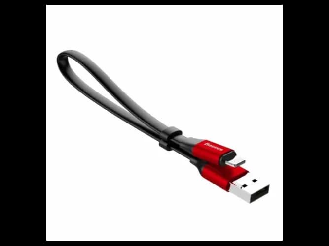 Baseus Nimble 23CM Portable Short Cable For Apple Red – CALMBJ-B91 – 6 Months Warranty (2)