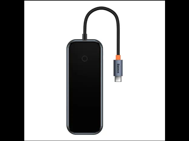 Baseus AcmeJoy 4-Port Type-C HUB Adapter Type-C to USB3.0*4 Dark Grey – WKJZ010513 – 6 Months Warranty (2)