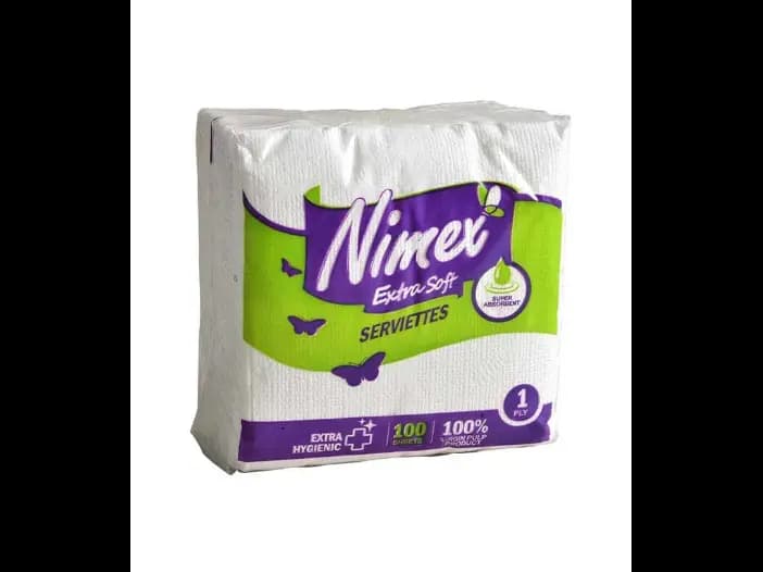 Nimex Paper Serviettes 1 ply - 100.00 pcs