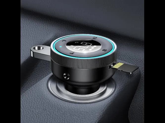 Baseus Enjoy Car Wireless MP3 Charger (Wireless 5.0 5V/3.4A) Black – CCLH-01 – 6 Months Warranty (3)