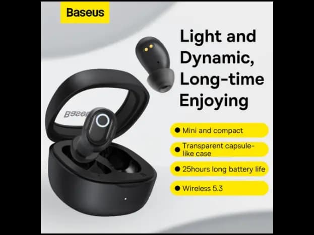 Baseus Bowie WM02 TWS Wireless In-Ear Bluetooth Earbud Black – NGTW290101- 6 Months Warranty (4)