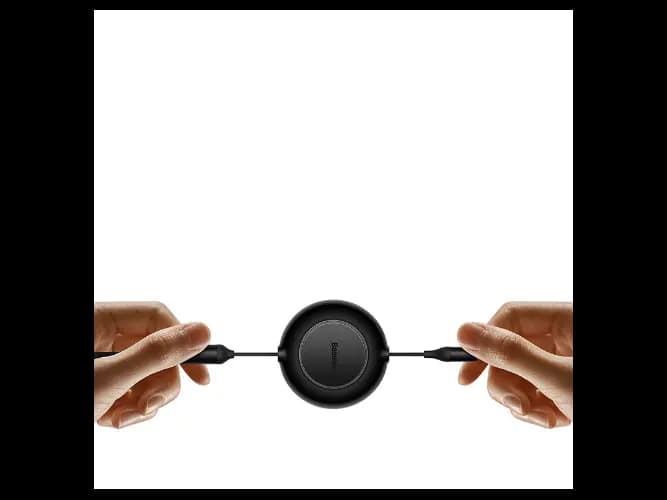 Baseus Bright Mirror 2 Type-C to M L C Series Retractable 3-in-1 Fast Charging Data Cable 100W 1.1m Black – CAMJ010201 – 6 Months Warranty (2)