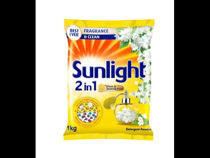 Sunlight Clean & Jasmine Fresh Detergent Powder - 1.00 kg