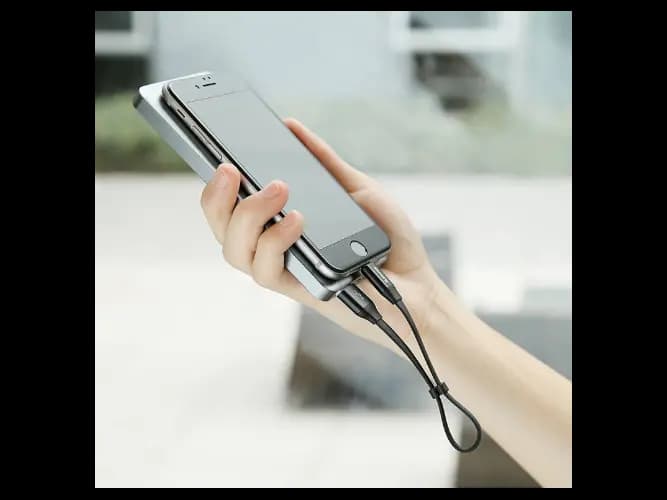 Baseus Nimble 23CM Portable Short Cable For Apple Black – CALMBJ-B01 – 6 Months Warranty (4)