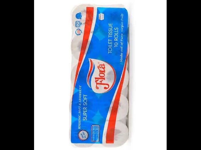 Flora Toilet Rolls - 10.00 pcs